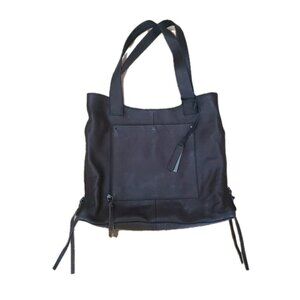 Vince Camuto Rylan Bag Tote Dark Brown Shoulder Leather Medium 14 X 12